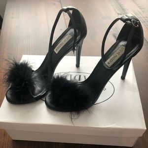 Steve Madden furry heels